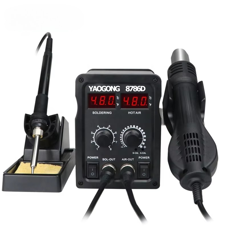 YAOGONG 8786D 2 en 1 Estación  - Smd Rework Station Hot Air Soldering 2 In 1 reseña y precio