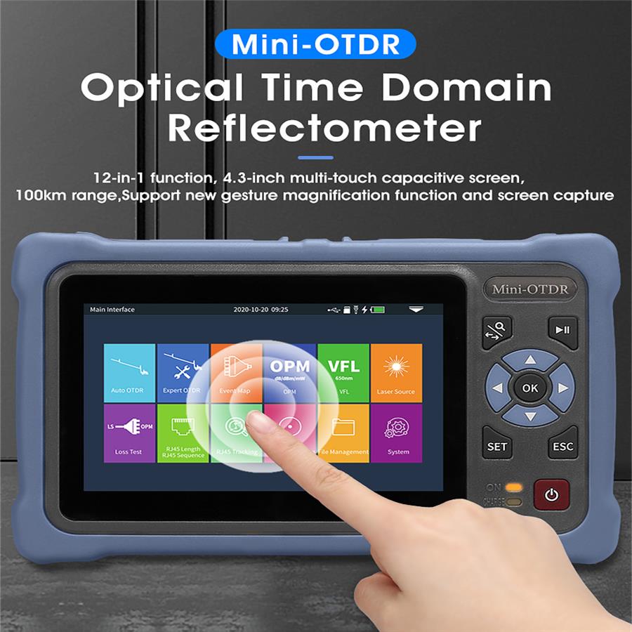 Pantalla táctil de 4,3 pulgada - Optical Time Domain Reflectometer Otdr 1310 1550Nm reseña y precio